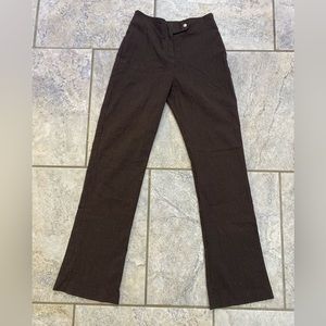 Vintage 80s/90s High Waisted Brown Striped Pants